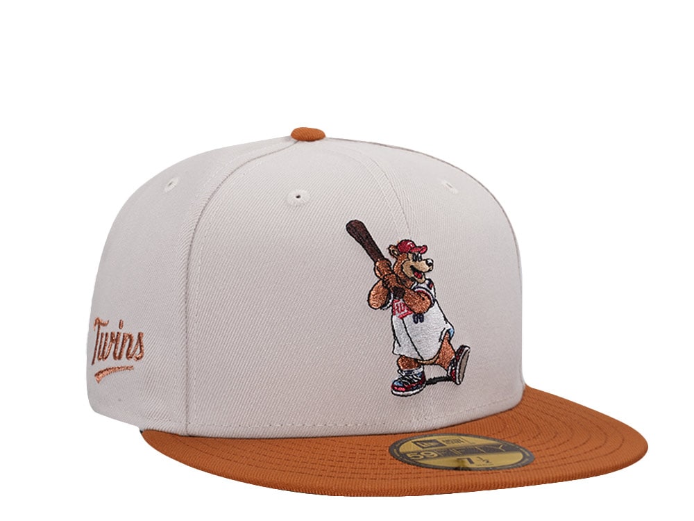 New Era Minnesota Twins Mascot Stone Copper Two Tone Edition 59Fifty Fitted Gorra