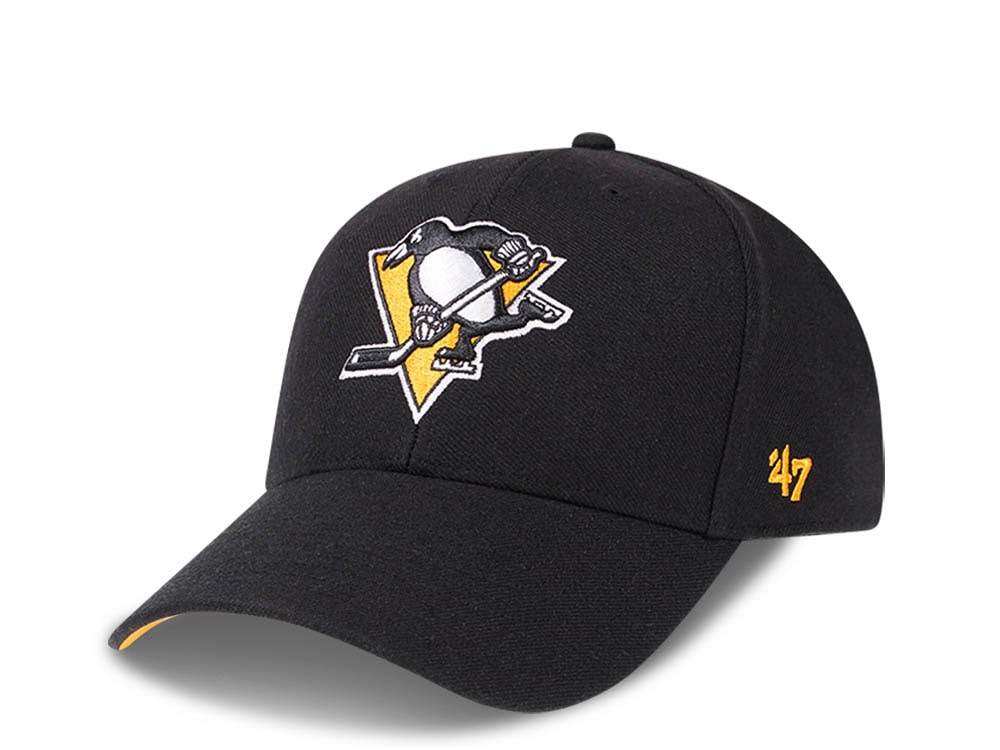 47Brand Pittsburgh Penguins Black Color Classic Snapback Gorra