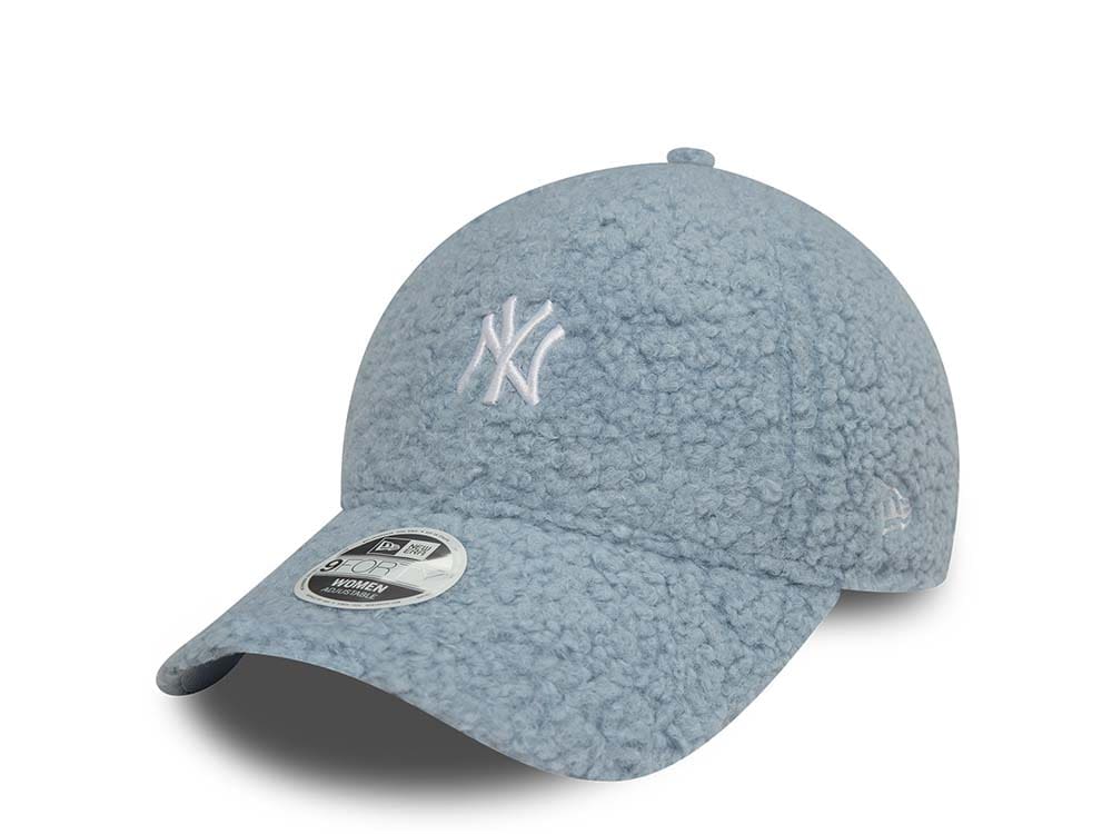 New Era New York Yankees Borg Light Blue Womens 9Forty Snapback Gorra