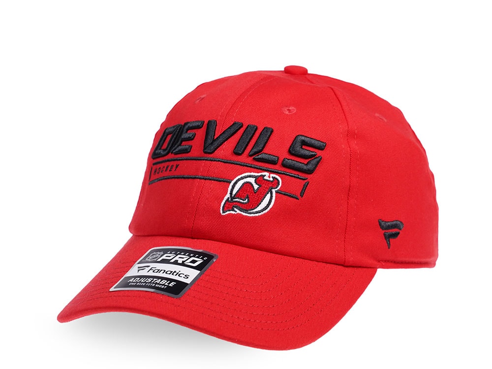 Fanatics New Jersey Devils Authentic Pro Rinkside Adjustable Strapback Gorra