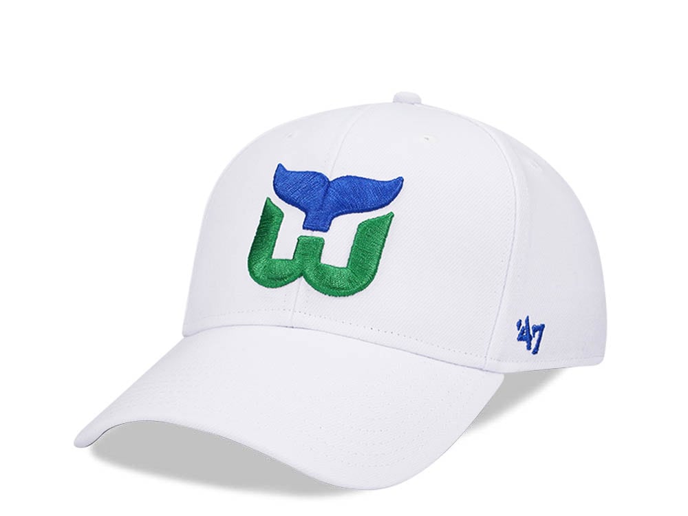 47Brand Hartford Whalers Vintage White MVP Snapback Gorra