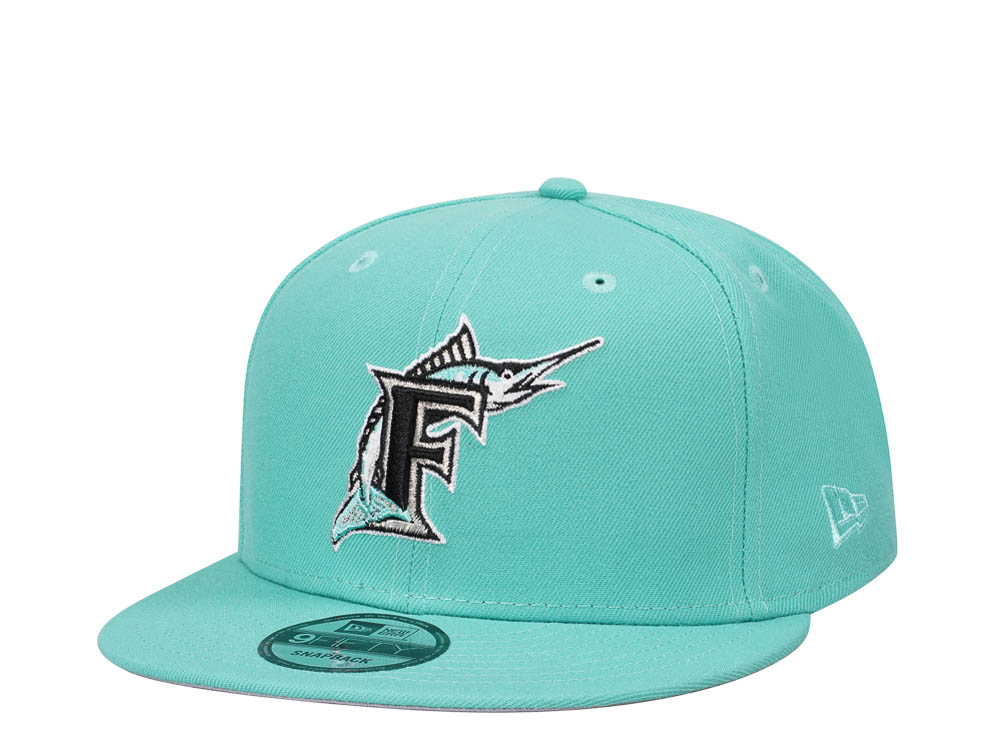 New Era Florida Marlins Mint Classic Edition 9Fifty Snapback Gorra