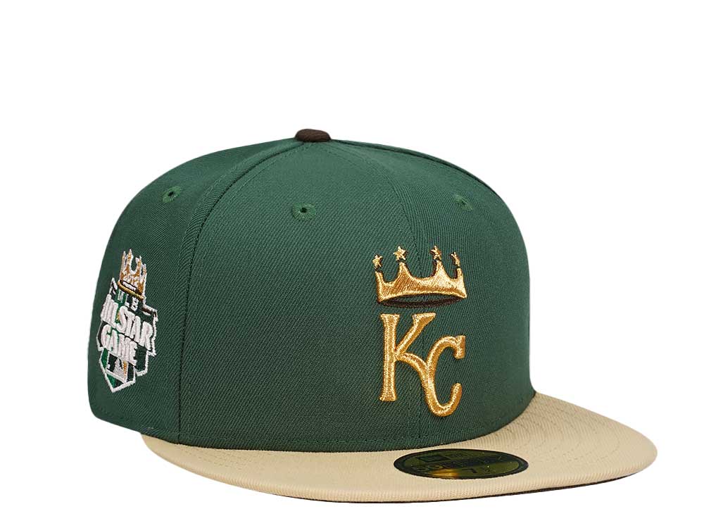 New Era Kansas City Royals All Star Game 2012 Mud Green Two Tone Edition 59Fifty Fitted Gorra