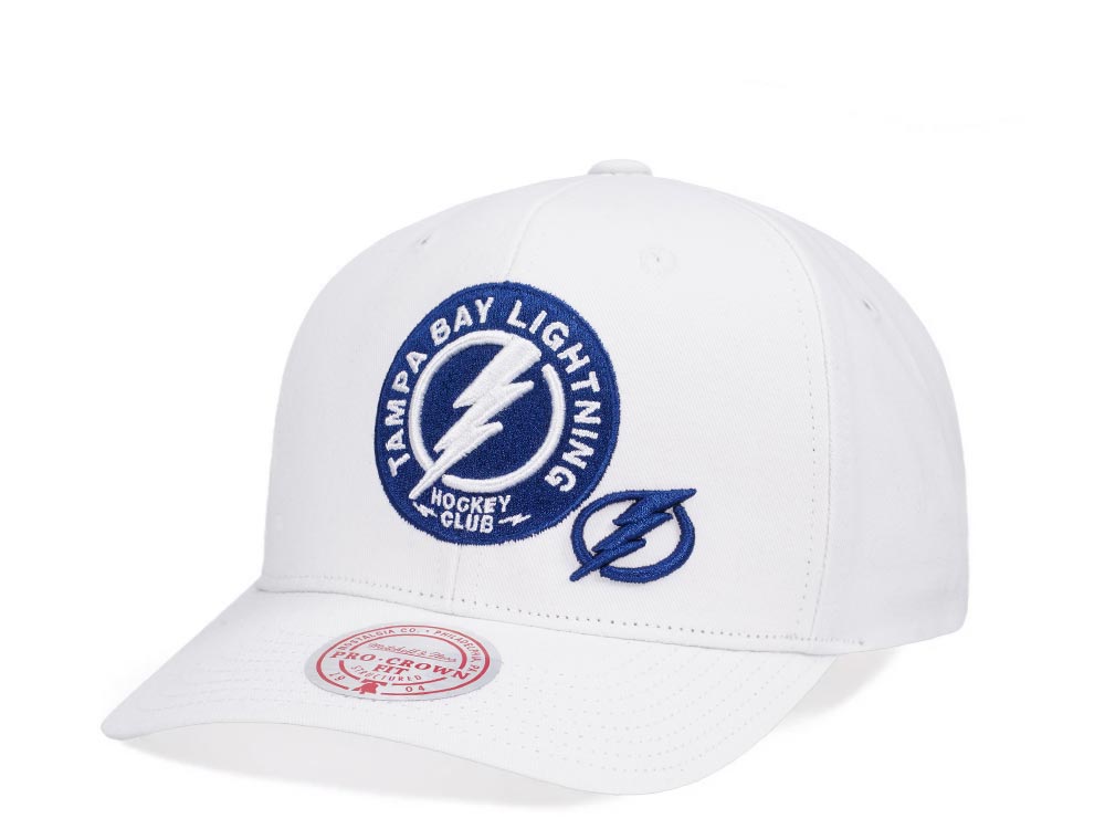 Mitchell & Ness Tampa Bay Lightning All in Pro White Snapback Gorra