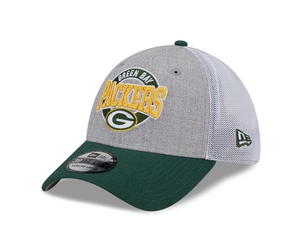 New Era Green Bay Packers Heather E3 Two Tone Edition 39Thirty Stretch Gorra