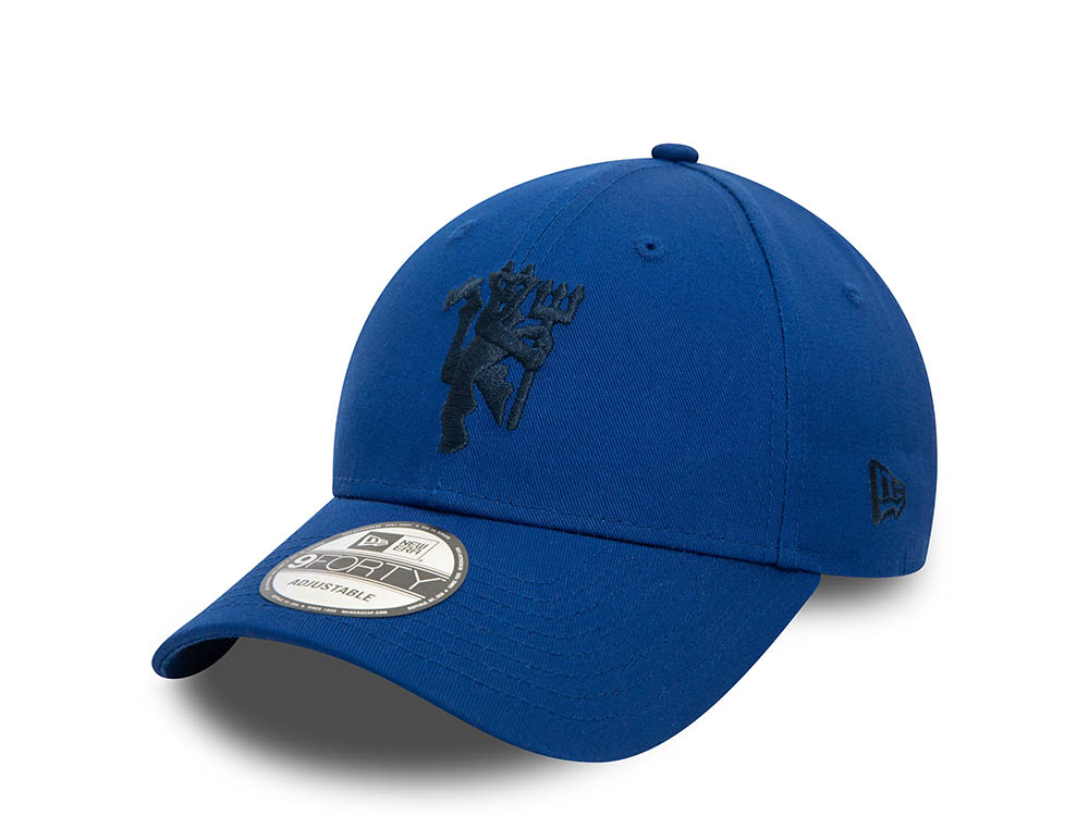 New Era Manchester United Royal Blue 9Forty Strapback Gorra