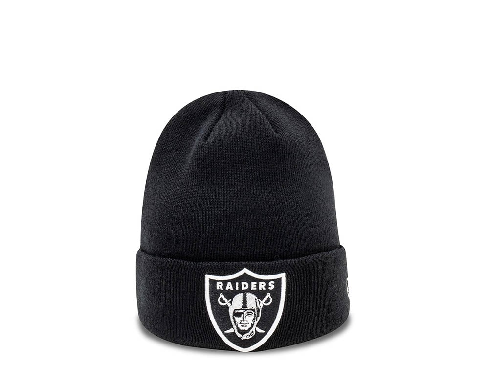 New Era Las Vegas Raiders Essential Cuff Beanie Black Gorro