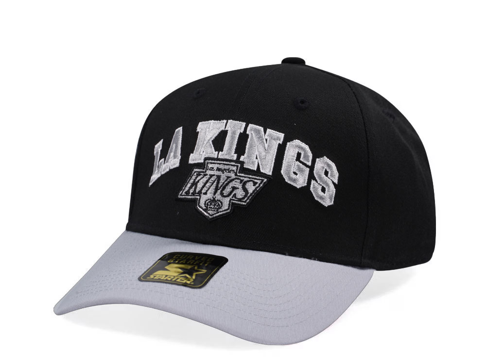 New Era Los Angeles Kings Crowd Pleaser Edition Black Curved Snapback Gorra