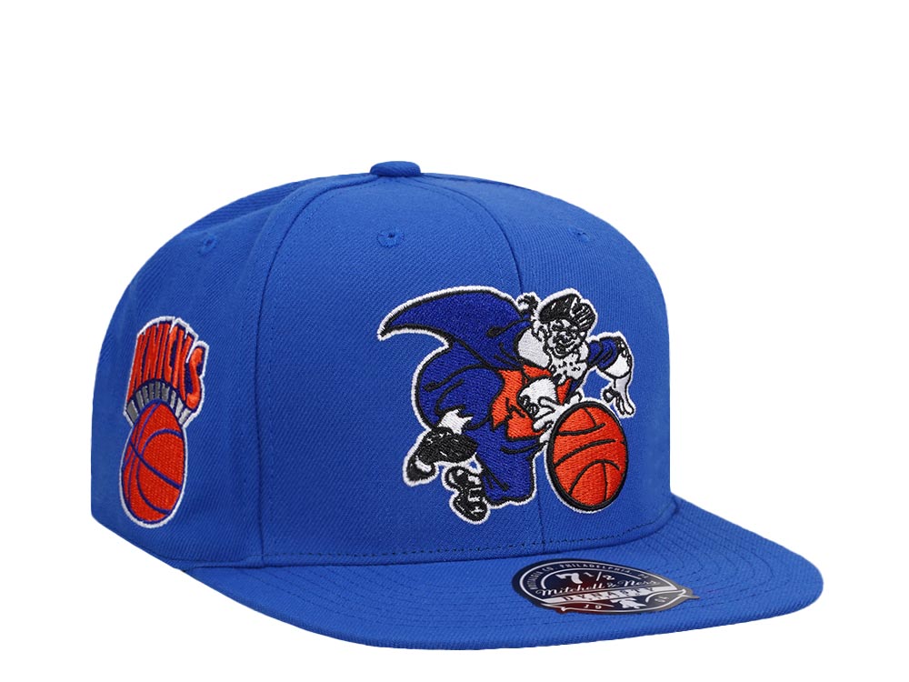 Mitchell & Ness New York Knicks Logo History Hardwood Classic Dynasty Fitted Gorra