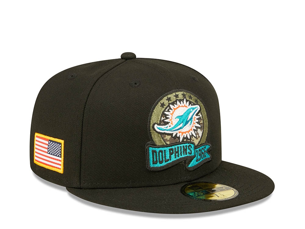 New Era Miami Dolphins Salute to Service 2022 Fitted 59Fifty Gorra