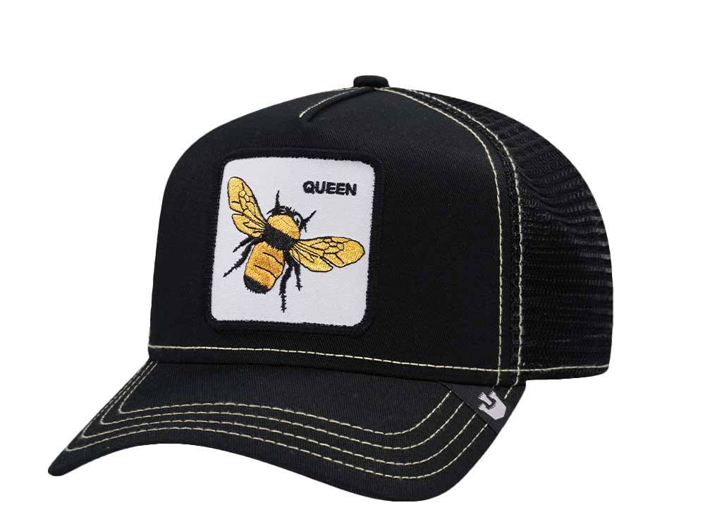 Goorin Bros The Queen Bee Black Trucker Snapback Gorra