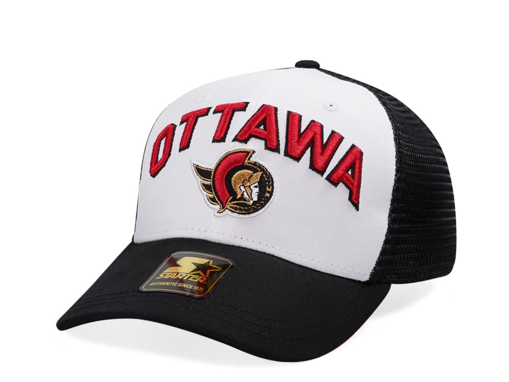 Starter Ottawa Senators Penalty Curved Trucker Snapback Gorra