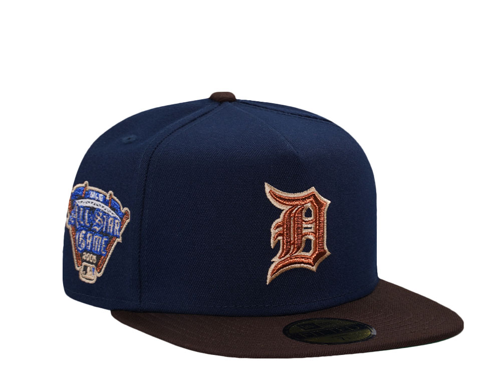 New Era Detroit Tigers All Star Game 2005 Copper Two Tone Edition A Frame 59Fifty Fitted Gorra