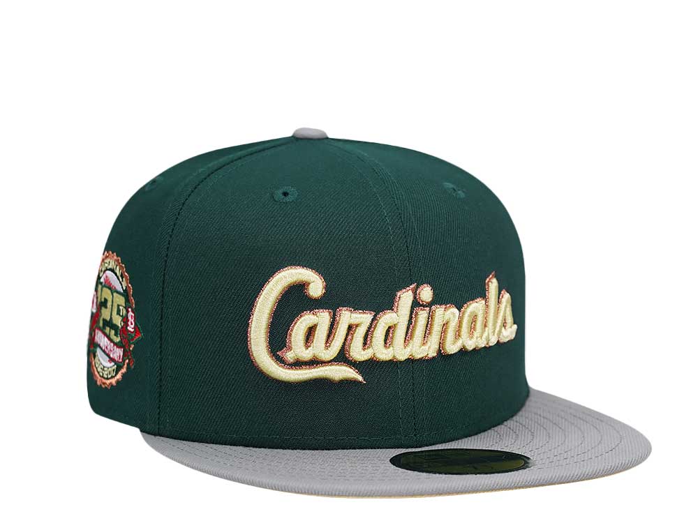 New Era St. Louis Cardinals 125th Anniversary Green Vegas Two Tone Edition 59Fifty Fitted Gorra