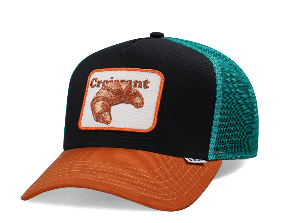 Djinns Food Croissant Black Trucker Snapback Gorra