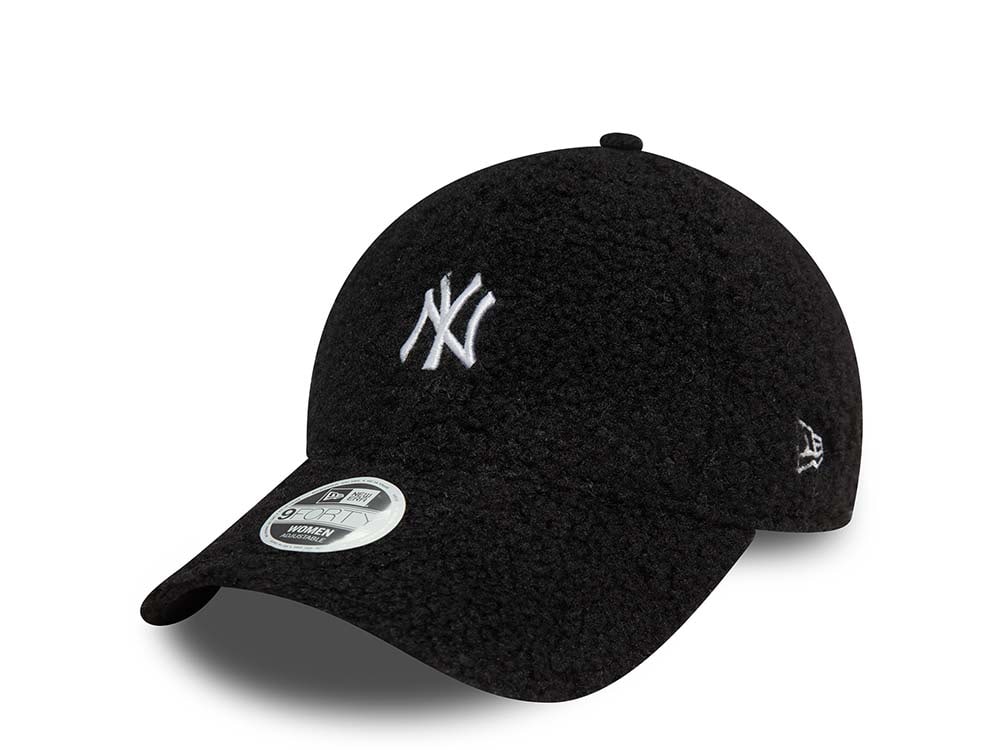 New Era New York Yankees Borg Black Womens 9Forty Snapback Gorra