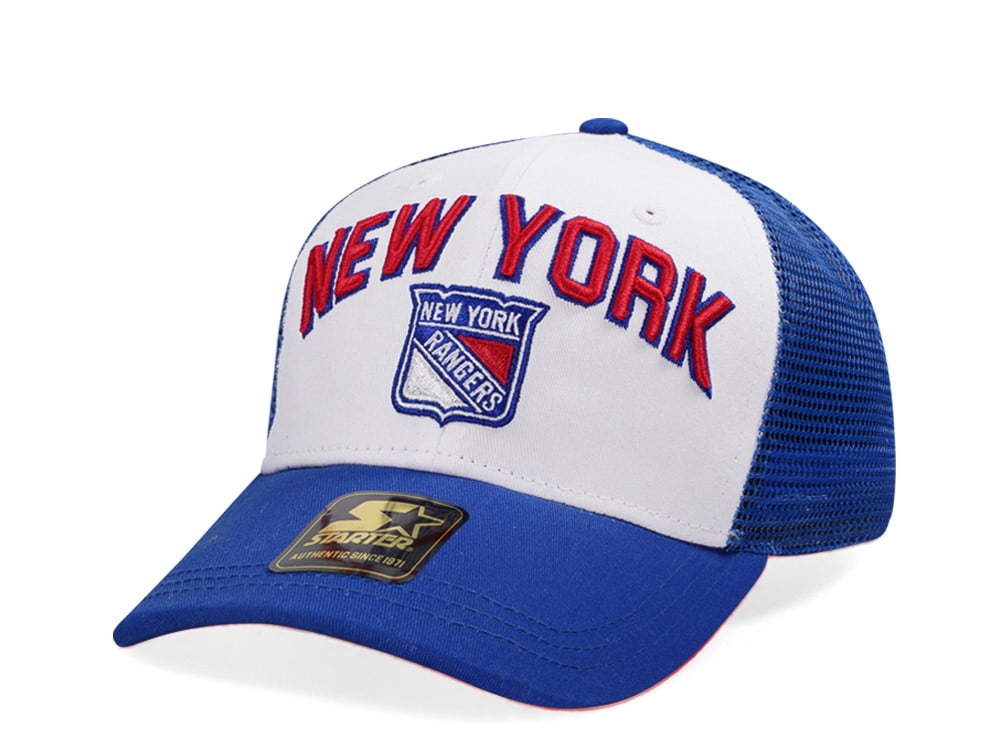 Starter New York Rangers Penalty Curved Trucker Snapback Gorra