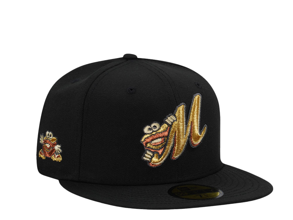 New Montgomery Biscuits Black Metallic Prime Edition 59Fifty Fitted Gorra