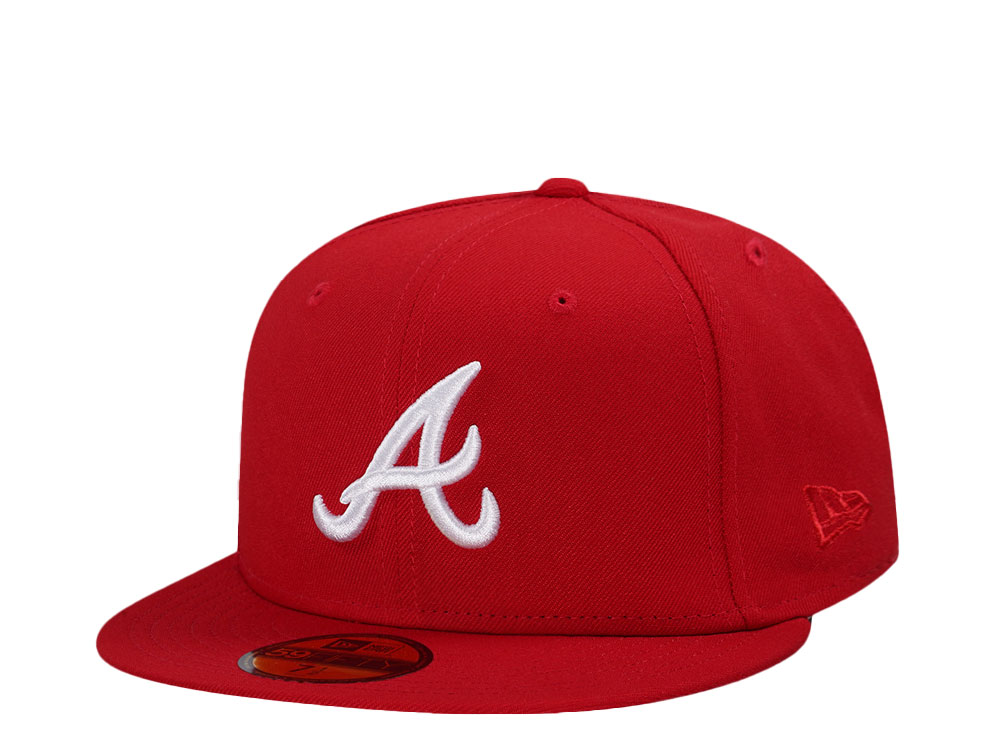 New Era Atlanta Braves Classic Red Edition 59Fifty Fitted Gorra