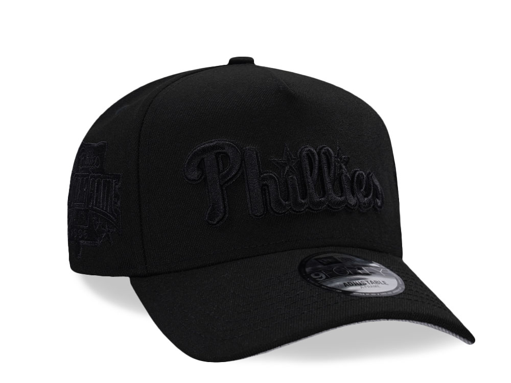 New Era Philadelphia Phillies Black Prime Tone Edition 9Forty A Frame Snapback Gorra