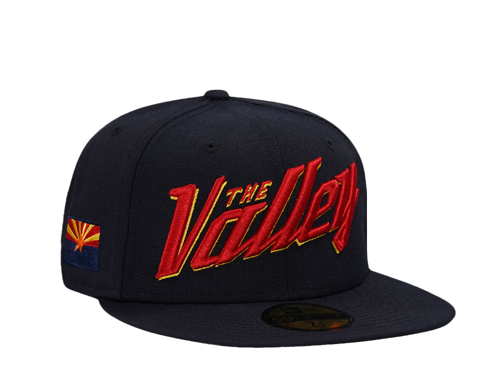 New Era Pheonix Suns Valley Script Navy Classic Edition 59Fifty Fitted Gorra