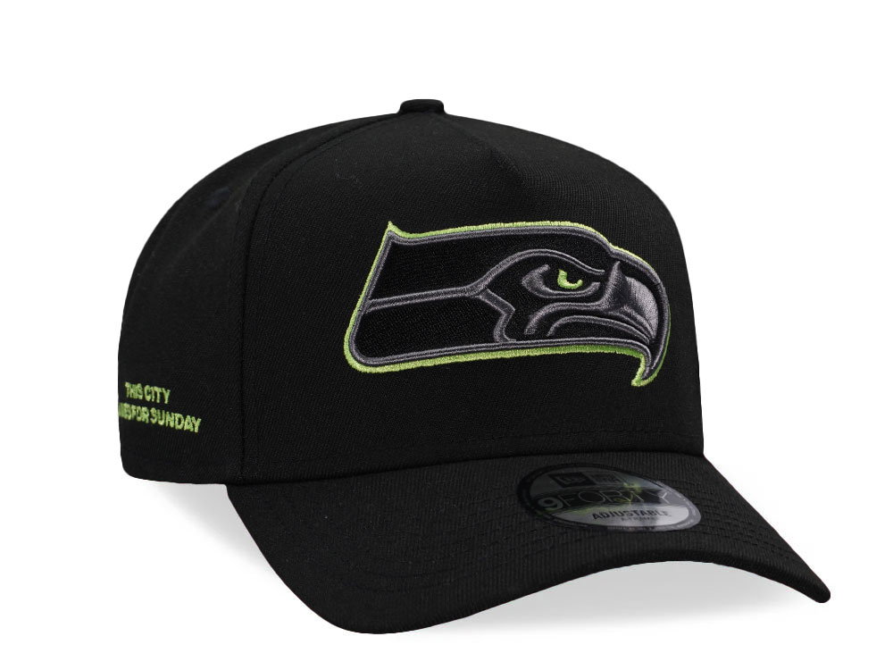 New Era Seattle Seahawks This City lives for Sunday Prime Edition 9Forty A Frame Snapback Gorra