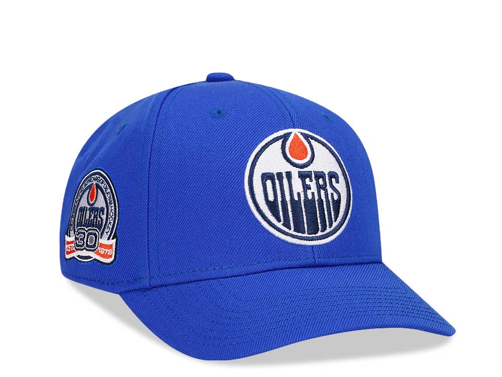 American Needle Edmonton Oilers 30th Anniversary Blue Snapback Gorra