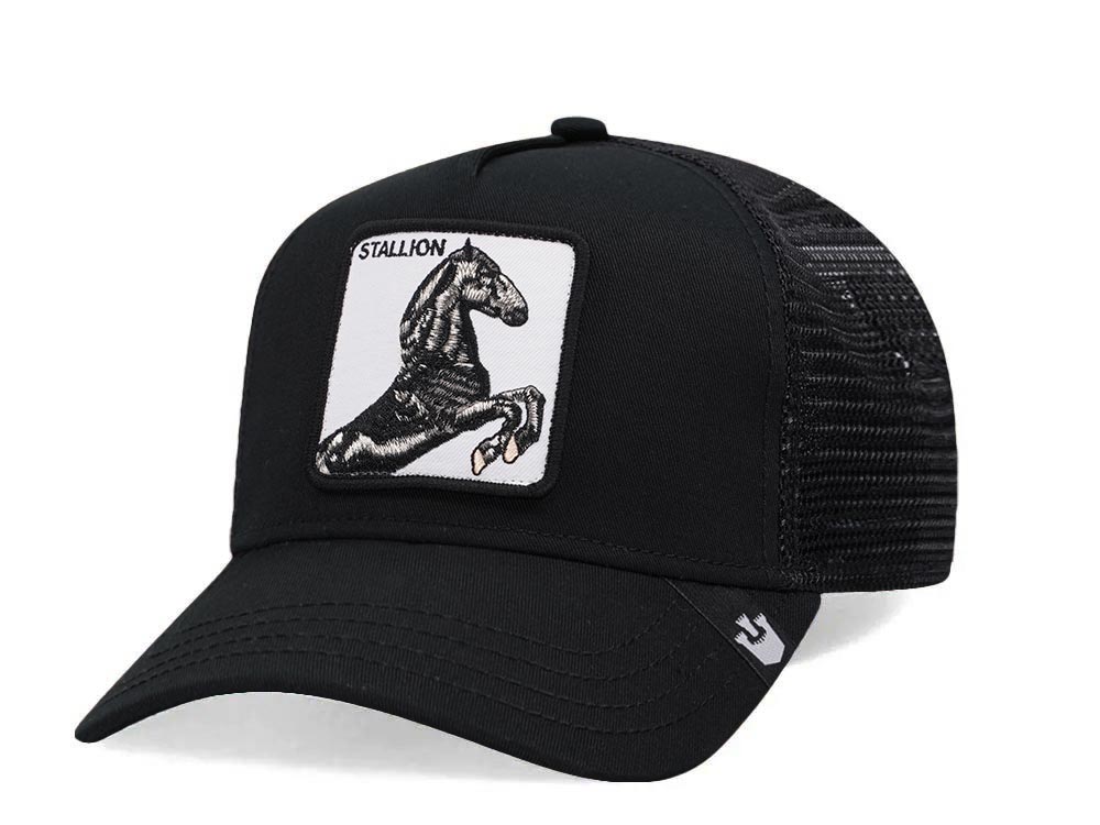 Goorin Bros The Stallion Black Trucker Snapback Gorra