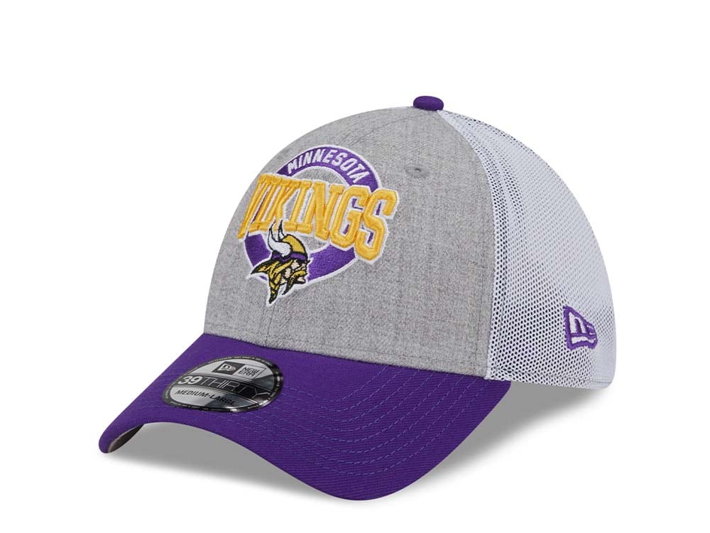 New Era Minnesota Vikings Heather E3 Two Tone Edition 39Thirty Stretch Gorra