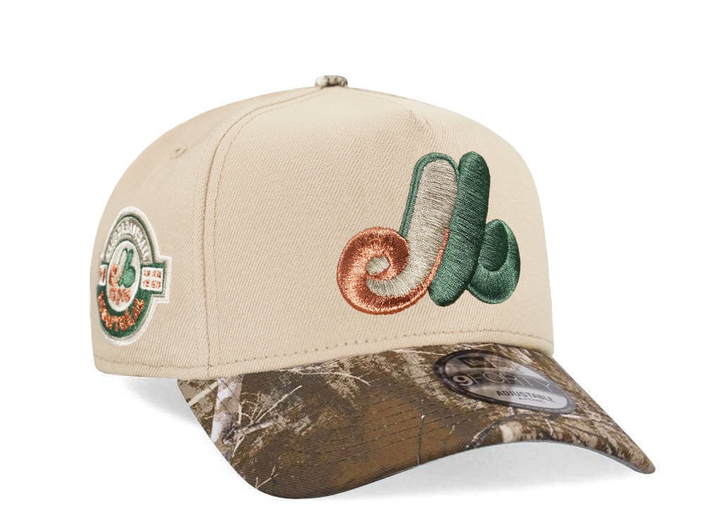 New Era Montreal Expos Camel Realtree Edition 9Forty Snapback Gorra