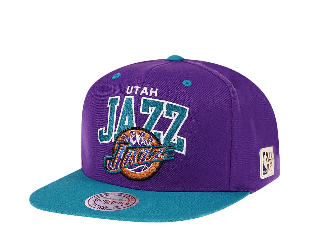 Mitchell & Ness Utah Jazz Team Arch Hardwood Classics Snapback Gorra