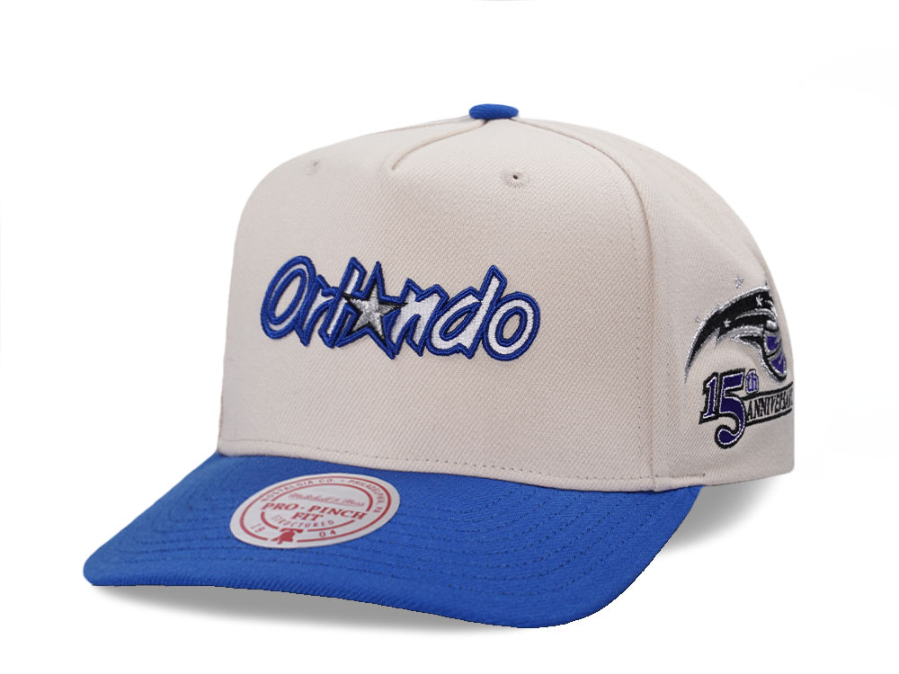 Mitchell & Ness Orlando Magic 15th Anniversary Two Tone Pro Pinch A Frame Snapback Gora