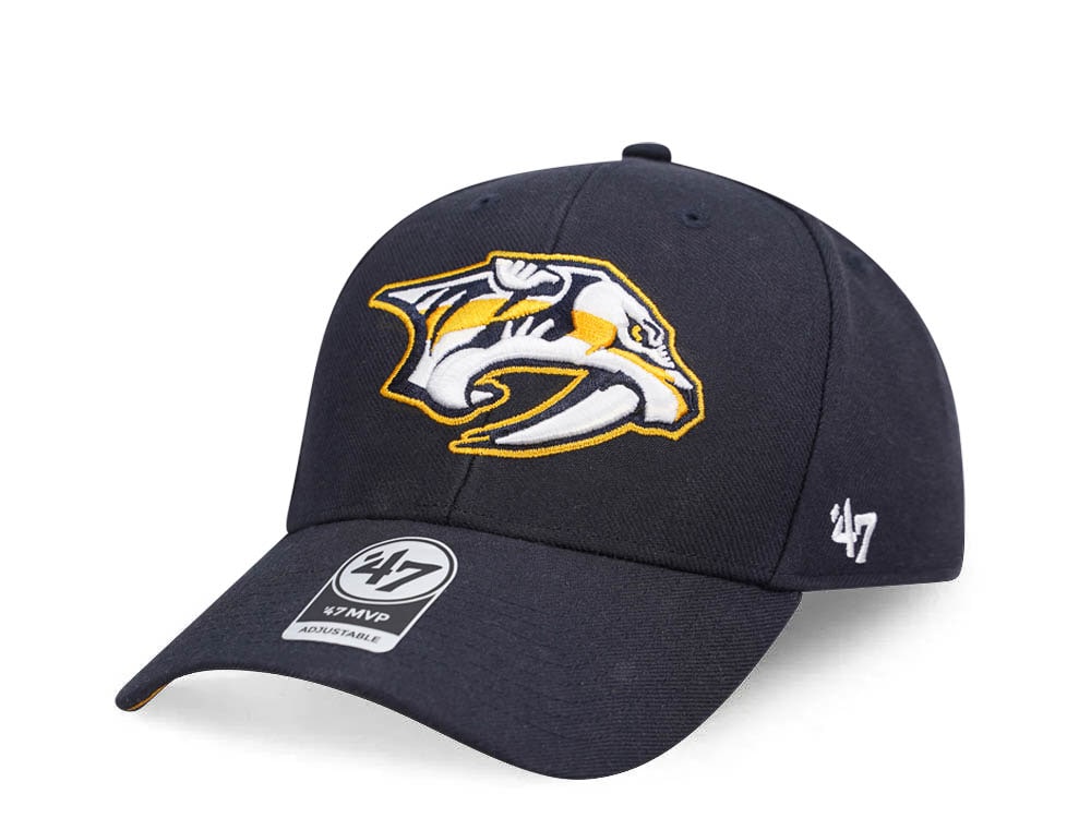 47Brand Nashville Predators Navy Ballpark MVP Snapback Gorra