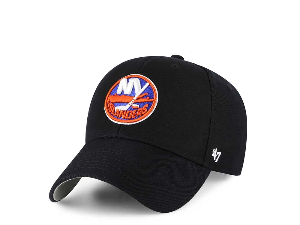 47Brand New York Islanders Classic Black Strapback Gorra