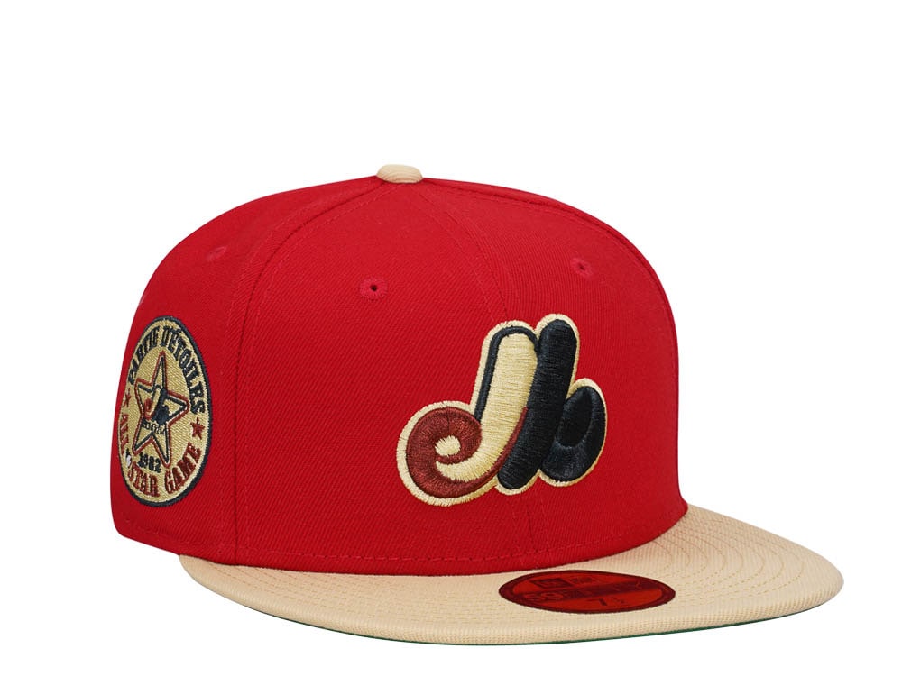 New Era Montreal Expos All Star Game 1982 Red Vegas Two Tone Edition 59Fifty Fitted Gorra