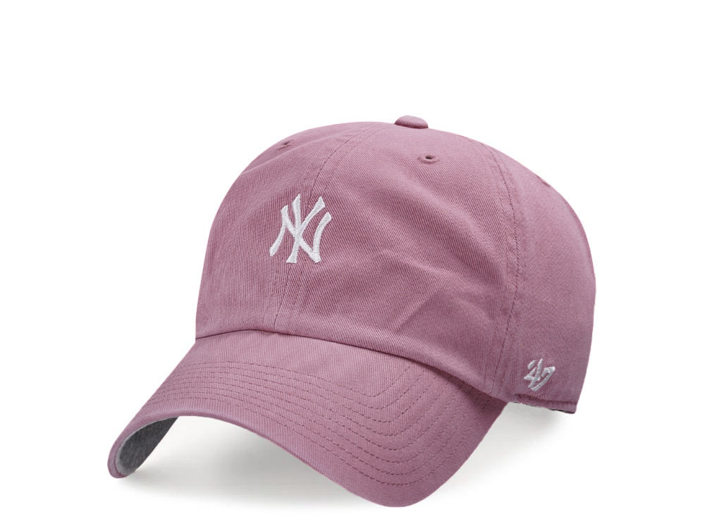 47Brand New York Yankees Mauve Base Runner Clean up Strapback Gorra