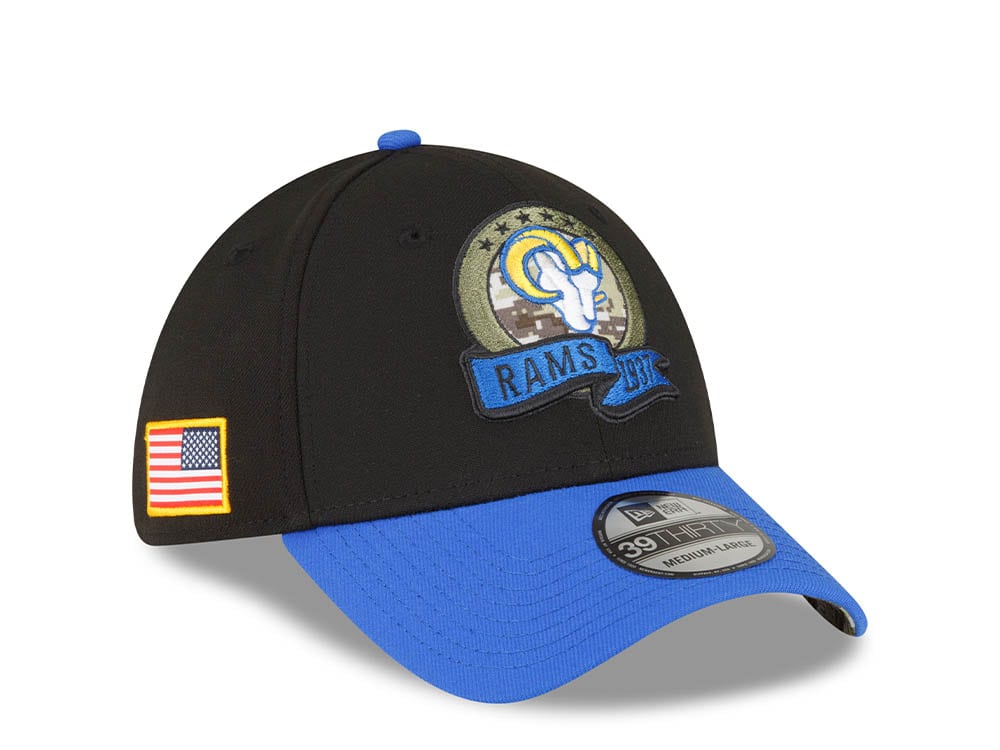 New Era Los Angeles Rams Salute to Service 2022 39Thirty Stretch Gorra