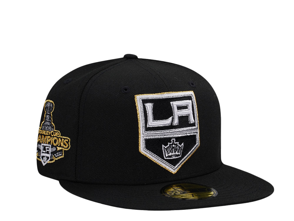 New Era Los Angeles Kings Stanley Cup Champions 2012 Black Gold Edition 59Fifty Fitted Gorra