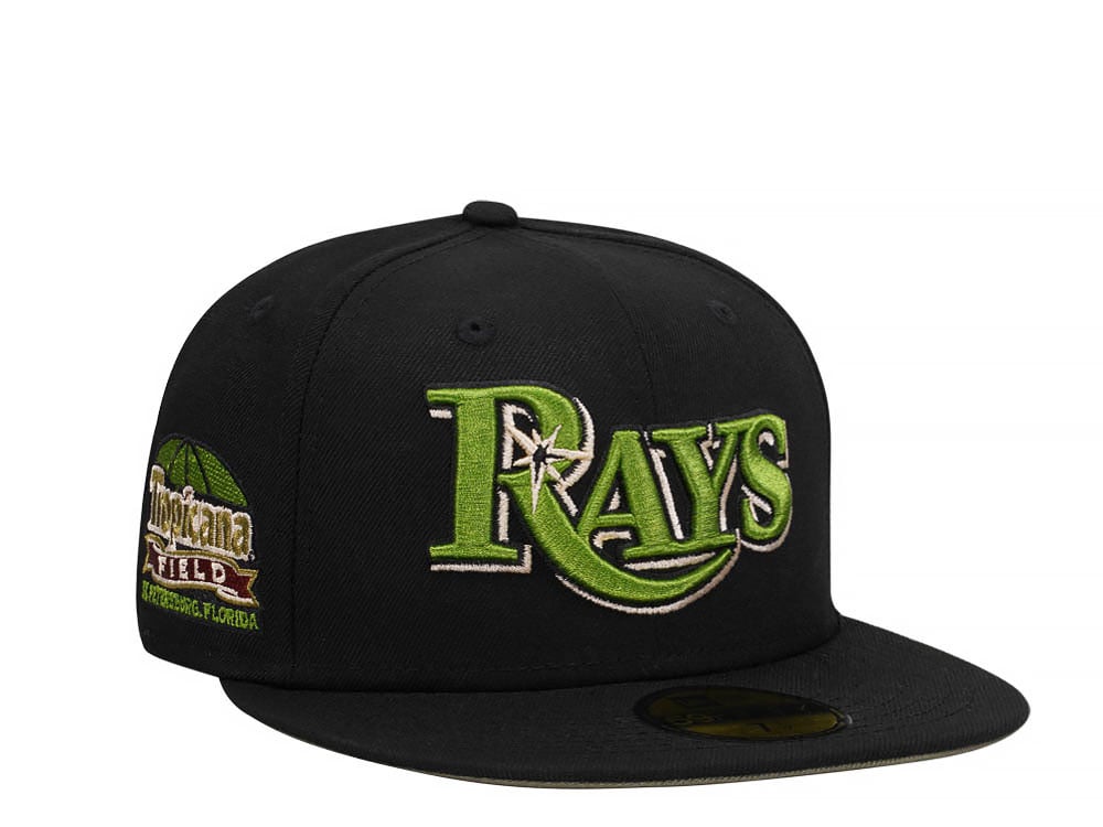 New Era Tampa Bay Rays Tropicana Field Olive Black Edition 59Fifty Fitted Gorra