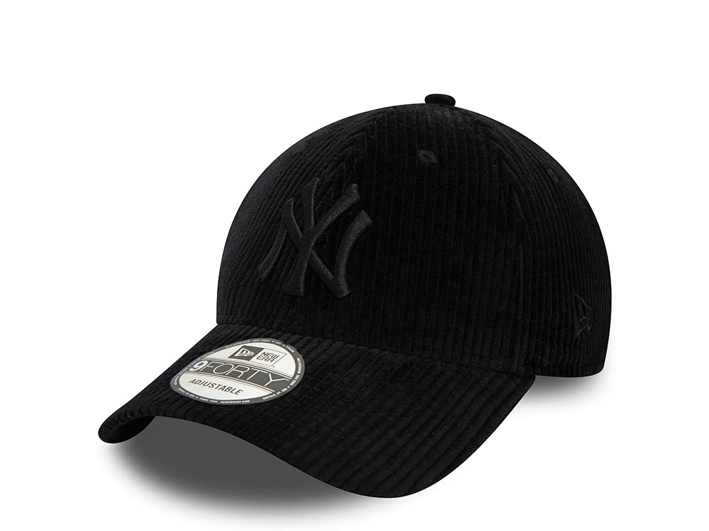 New Era New York Yankees Black Cord 9Forty Strapback Gorra