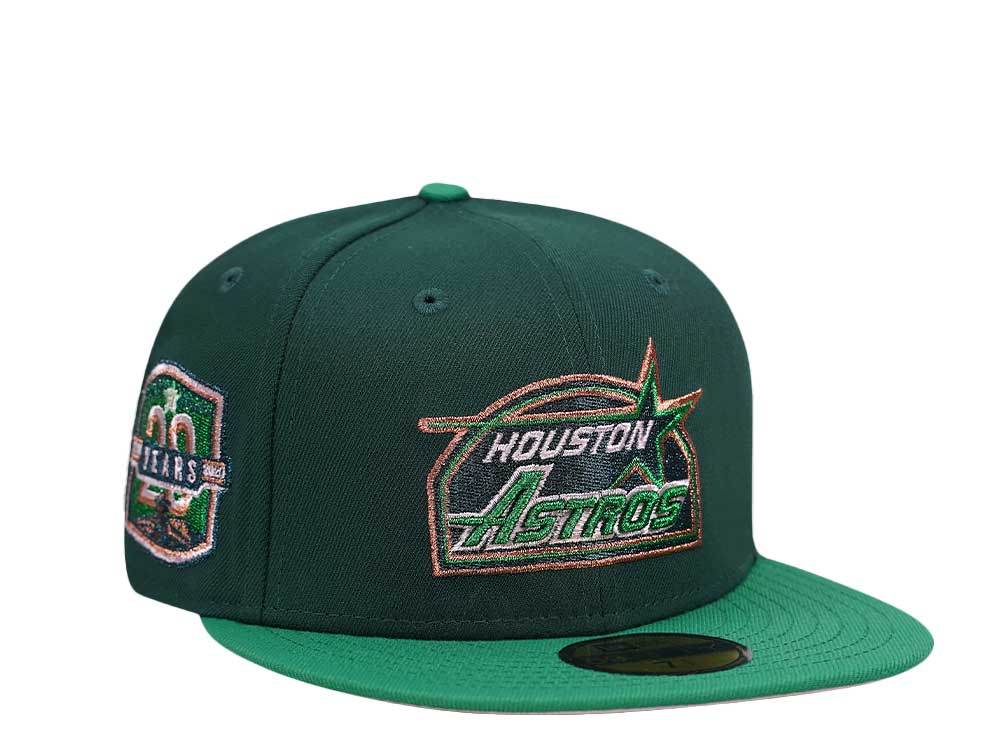 New Era Houston Astros 20th Anniversary Metallic Platinum Two Tone Edition 59Fifty Fitted Gorra