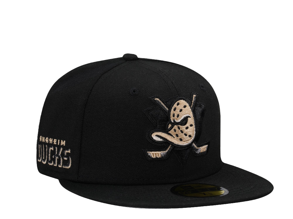 New Era Anaheim Ducks Blackout Prime Edition 59Fifty Fitted Gorra