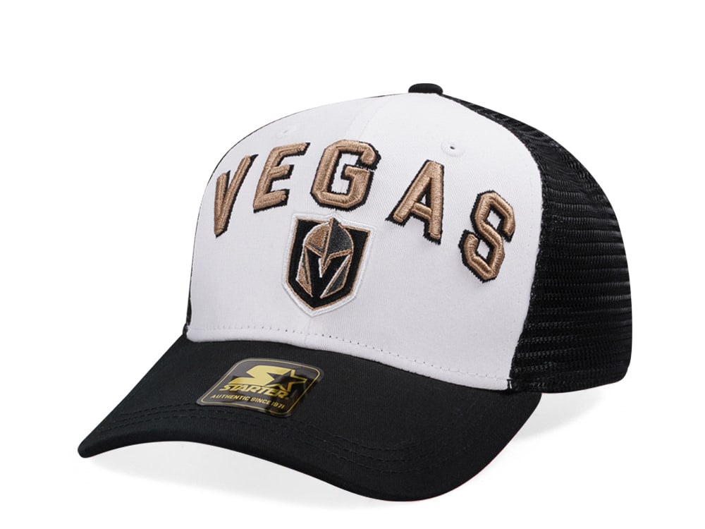 Starter Vegas Golden Knights Penalty Curved Trucker Snapback Gorra