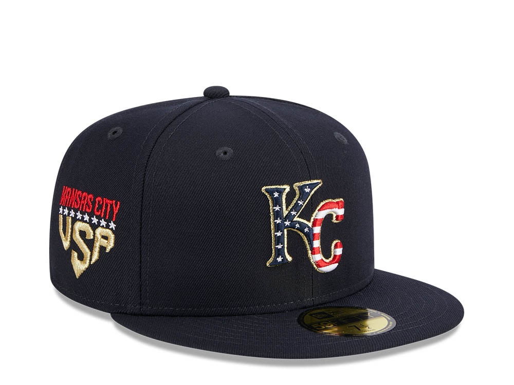 New Era Kansas City Royals 4th of July 23 Authentic On-Field 59Fifty Fitted Gorra