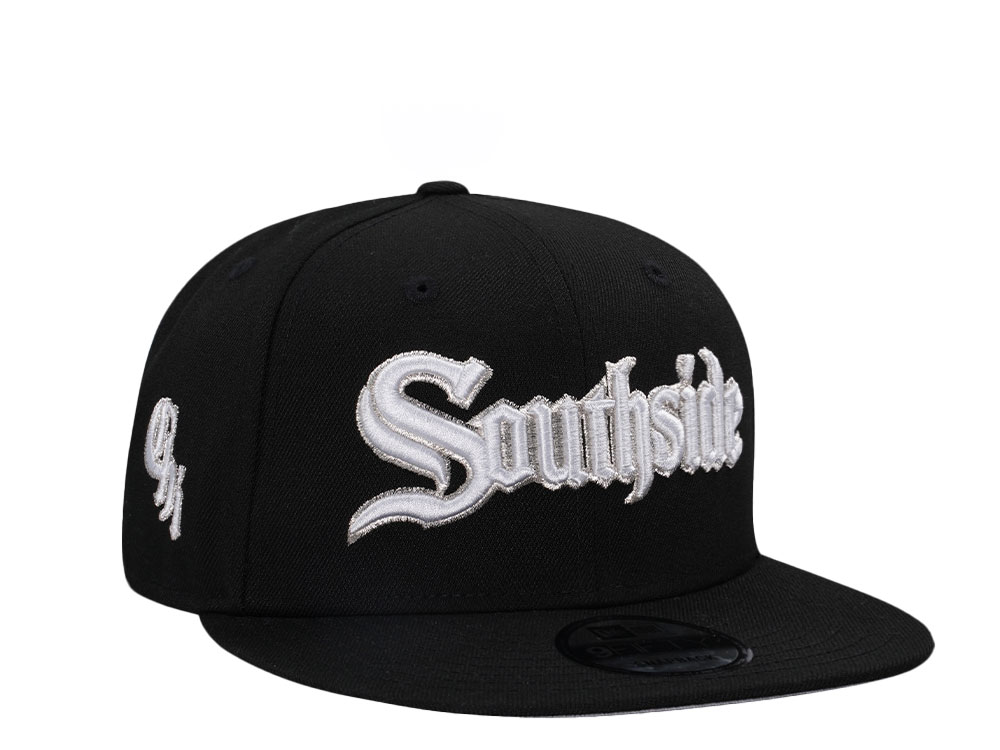 New Era Chicago White Sox Black Metallic Edition 9Fifty Snapback Gorra