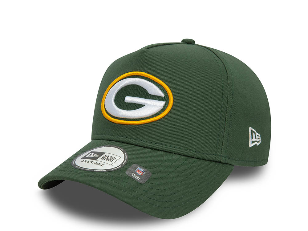 New Era Green Bay Packers Green A Frame Snapback Gorra