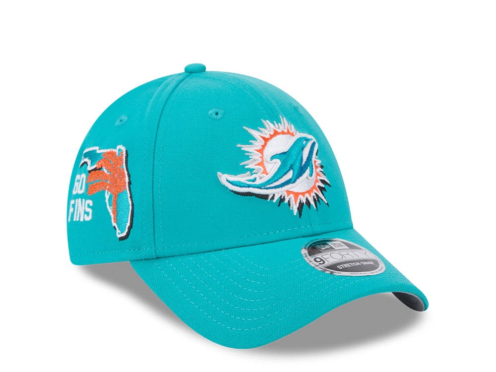 New Era Miami Dolphins NFL24 Draft 9Forty Stretch Snapback Gorra