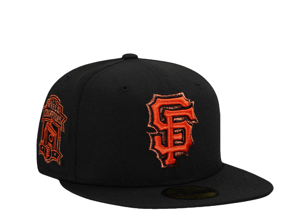 New Era San Francisco Giants World Champions 2012 Black Copper Edition 59Fifty Fitted Gorra