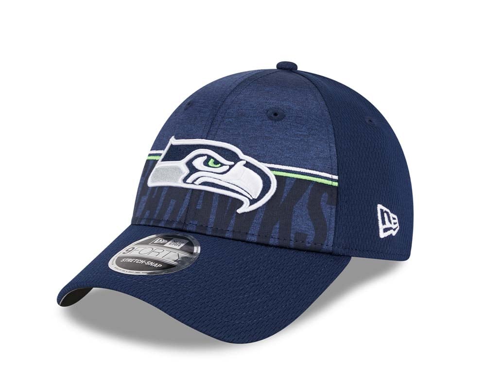 New Era Seattle Seahawks NFL Training Camp 23 9Forty Stretch Snapback Gorra