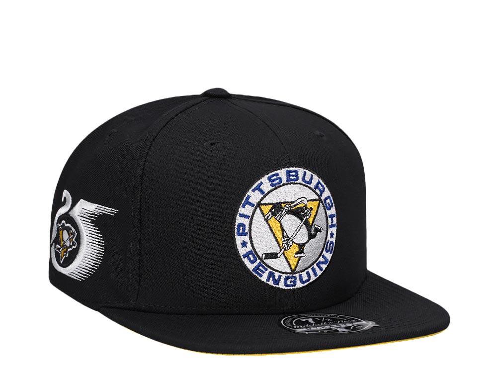 Mitchell & Ness Pittsburgh Penguins 25th Anniversary Vintage Edition Dynasty Fitted Gorra